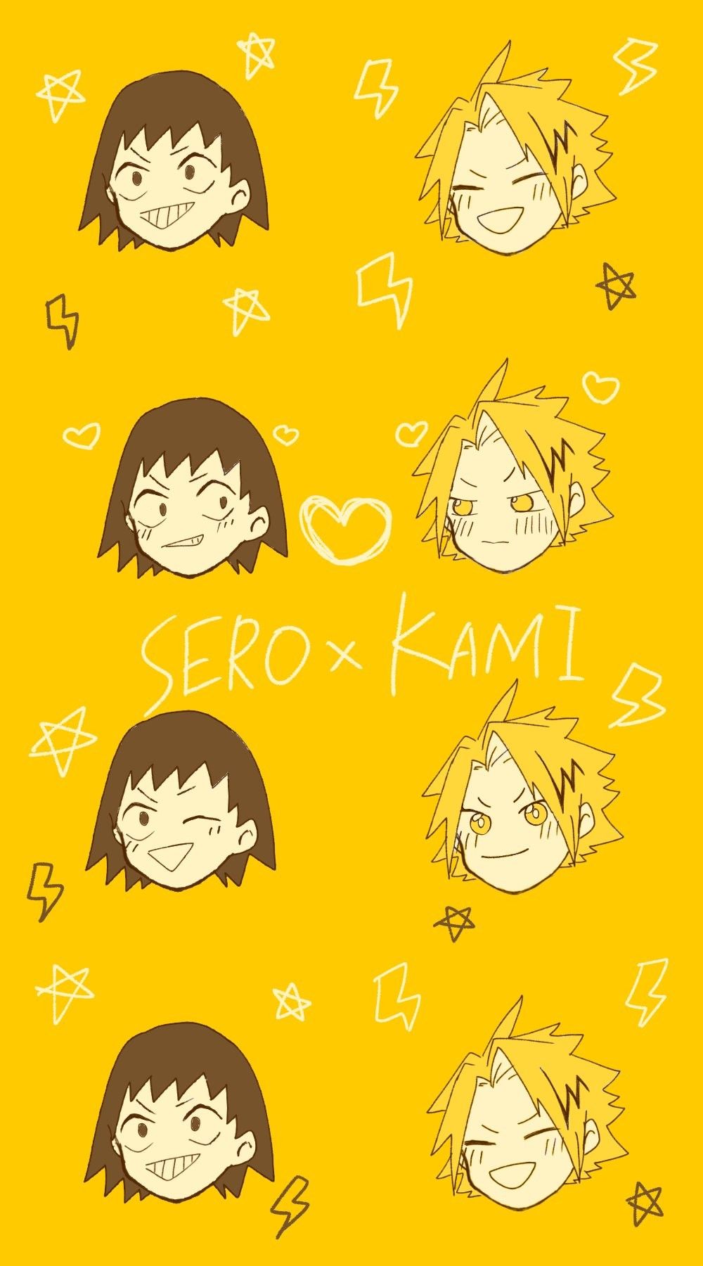 Kaminari Denki & Sero Hanta. My hero, My hero academia manga, Anime wallpaper