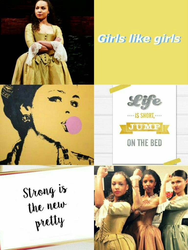 Daddy said not to go downtown. -(And) Peggy Schuyler. And peggy, Schuyler sisters, Lin manuel miranda