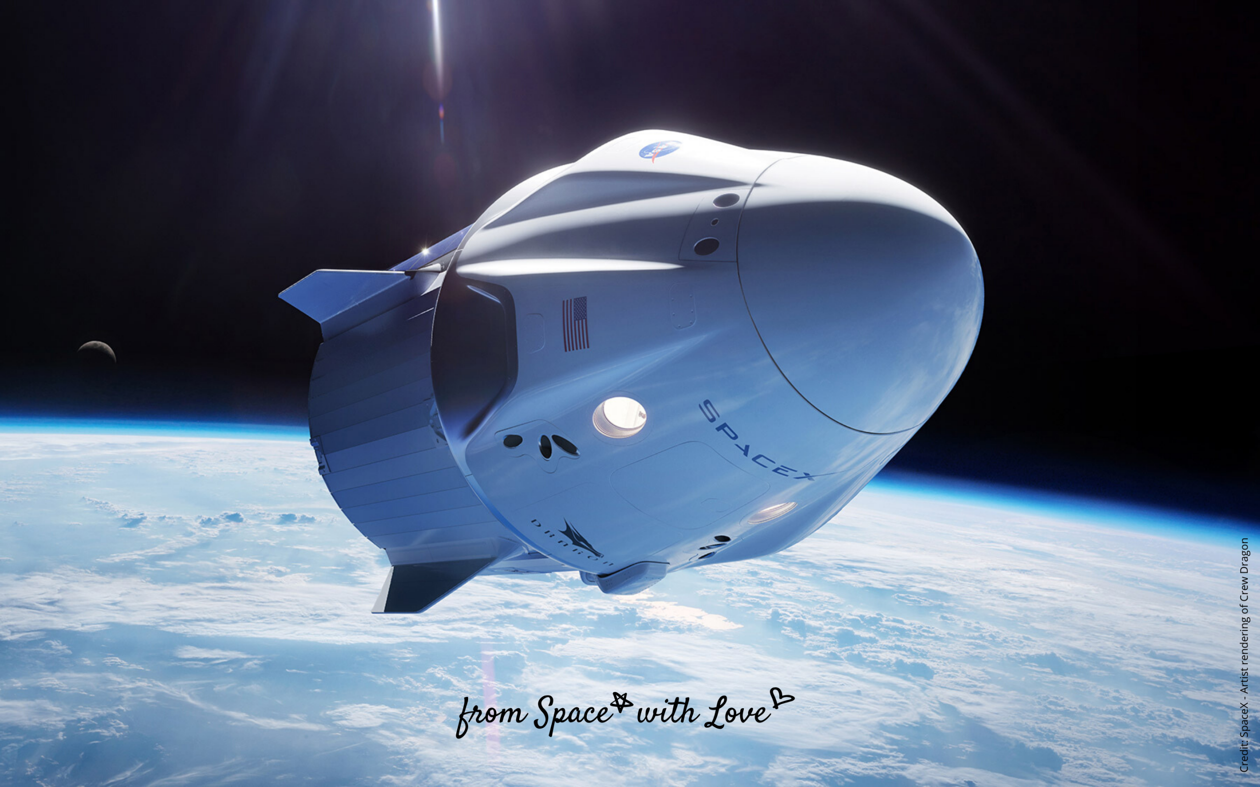 SpaceX Crew 1 Mission Space With Love
