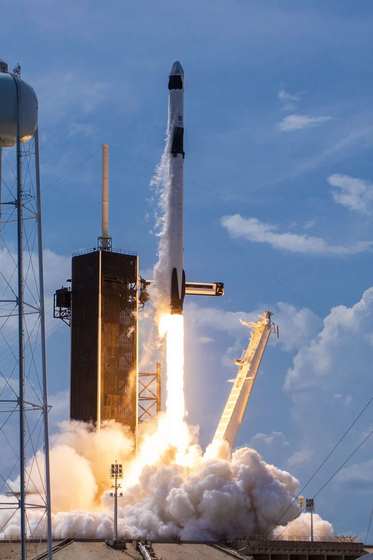 SpaceX: image of the successful launch of Crew Dragon