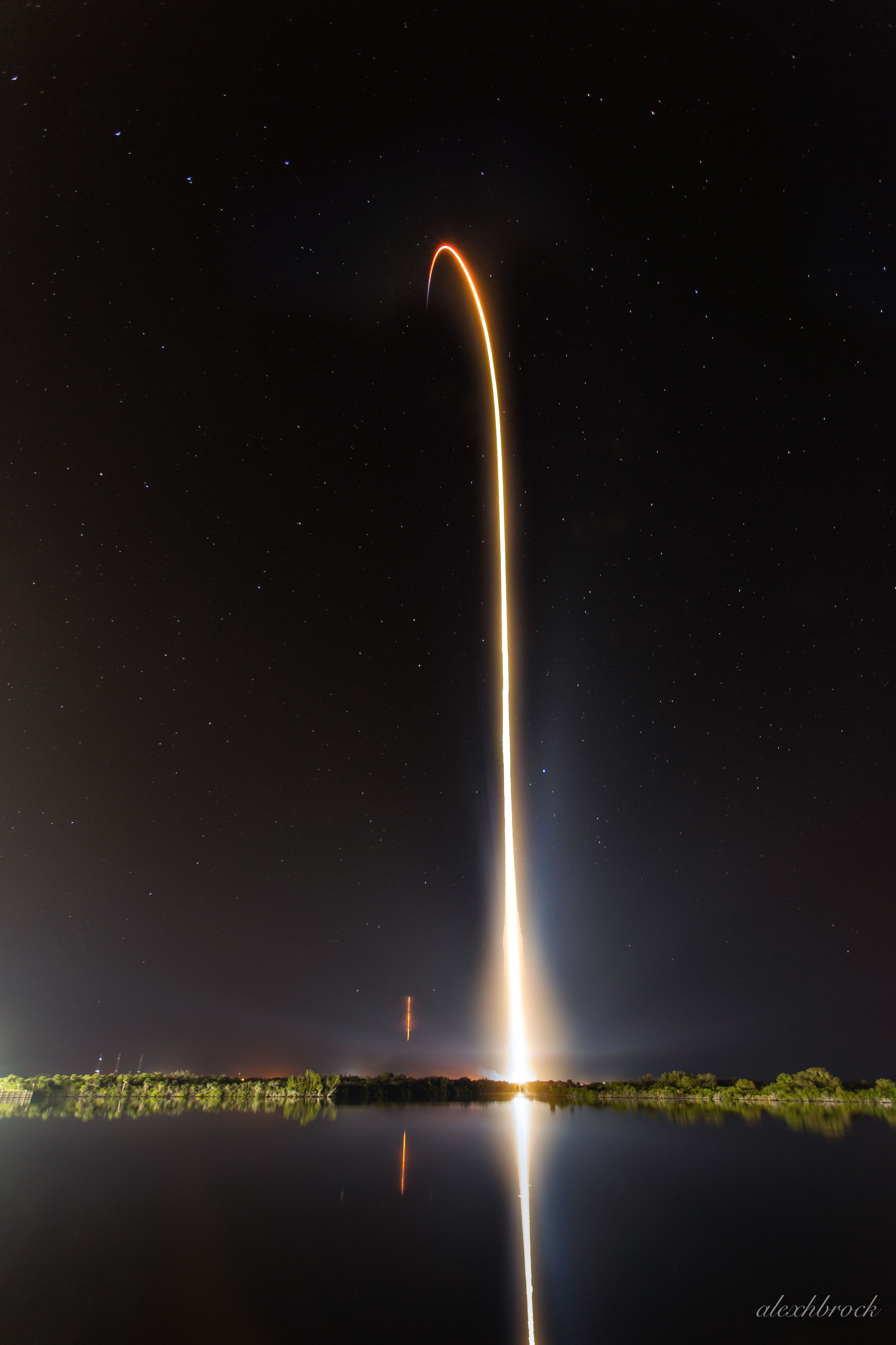 My Long Exposure Of SpaceX Crew Dragon Demo 1 Launch