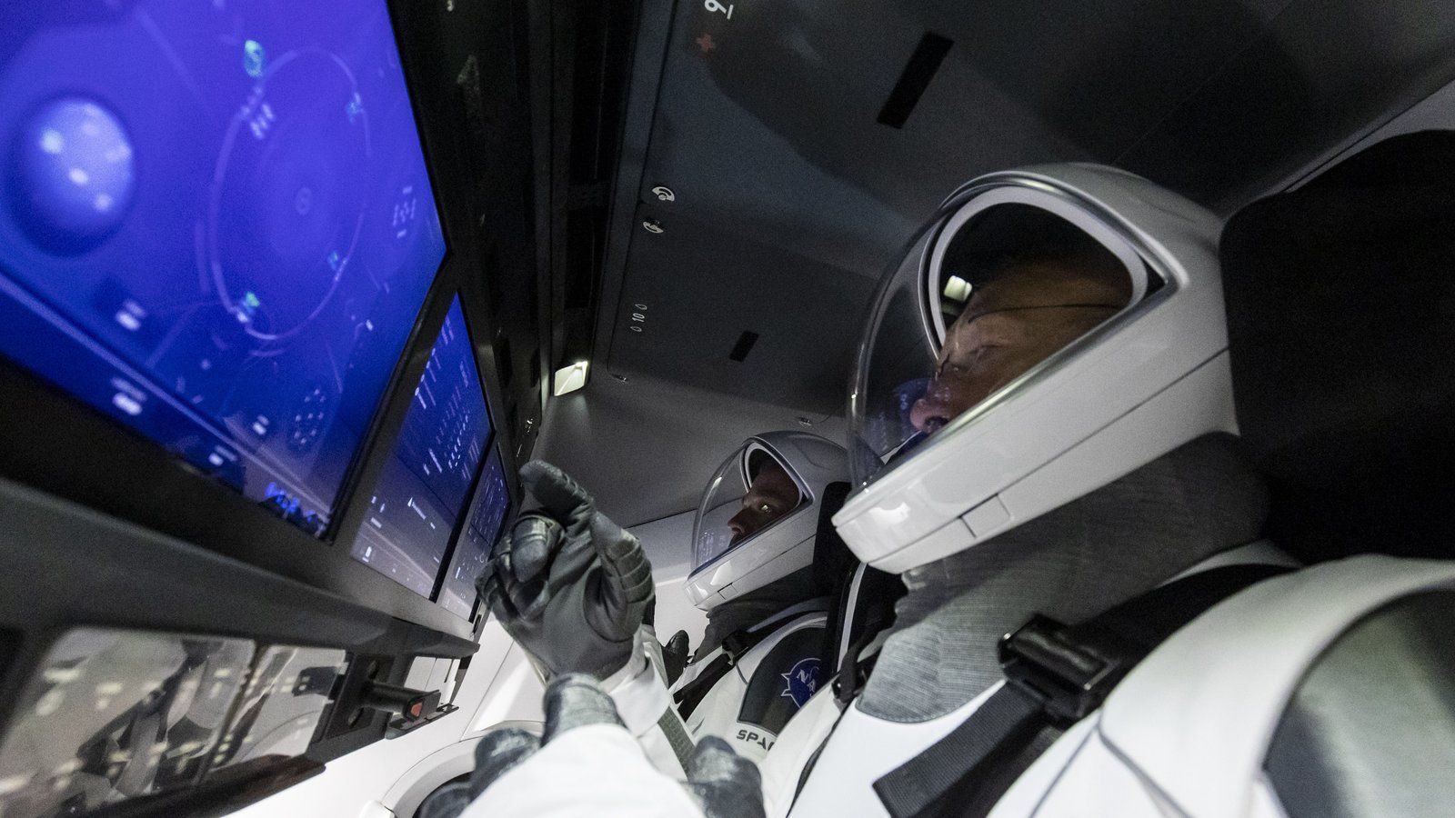 Take a tour inside the SpaceX Crew Dragon spacecraft NASA Astronauts w