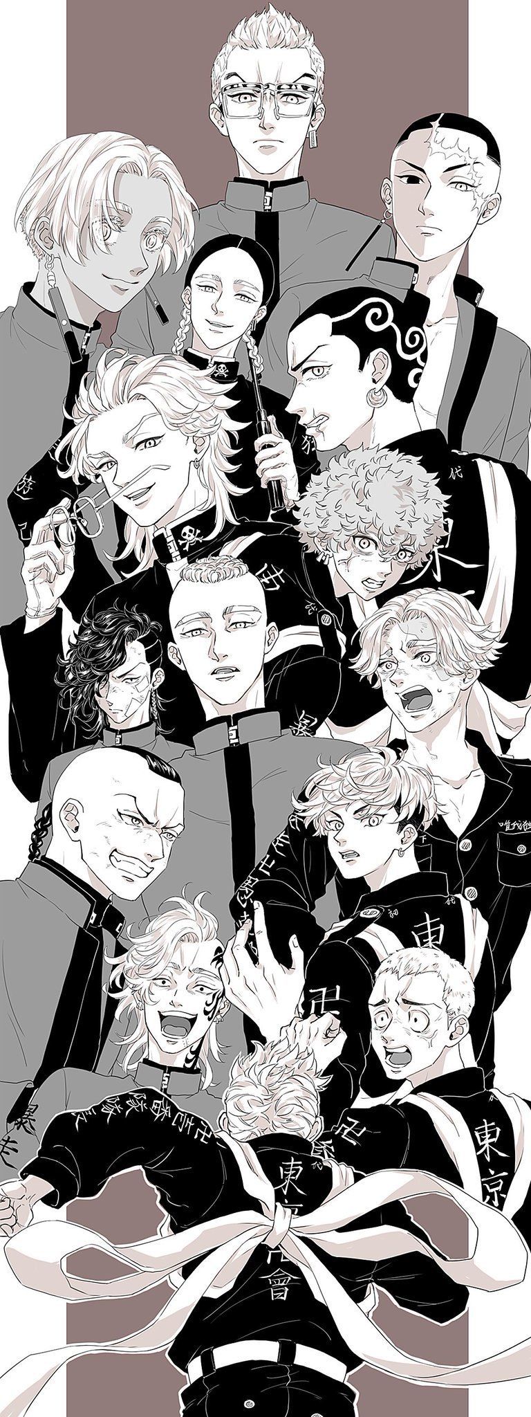 Tokyo Revengers Anime Characters 4K Phone iPhone Wallpaper #7520b
