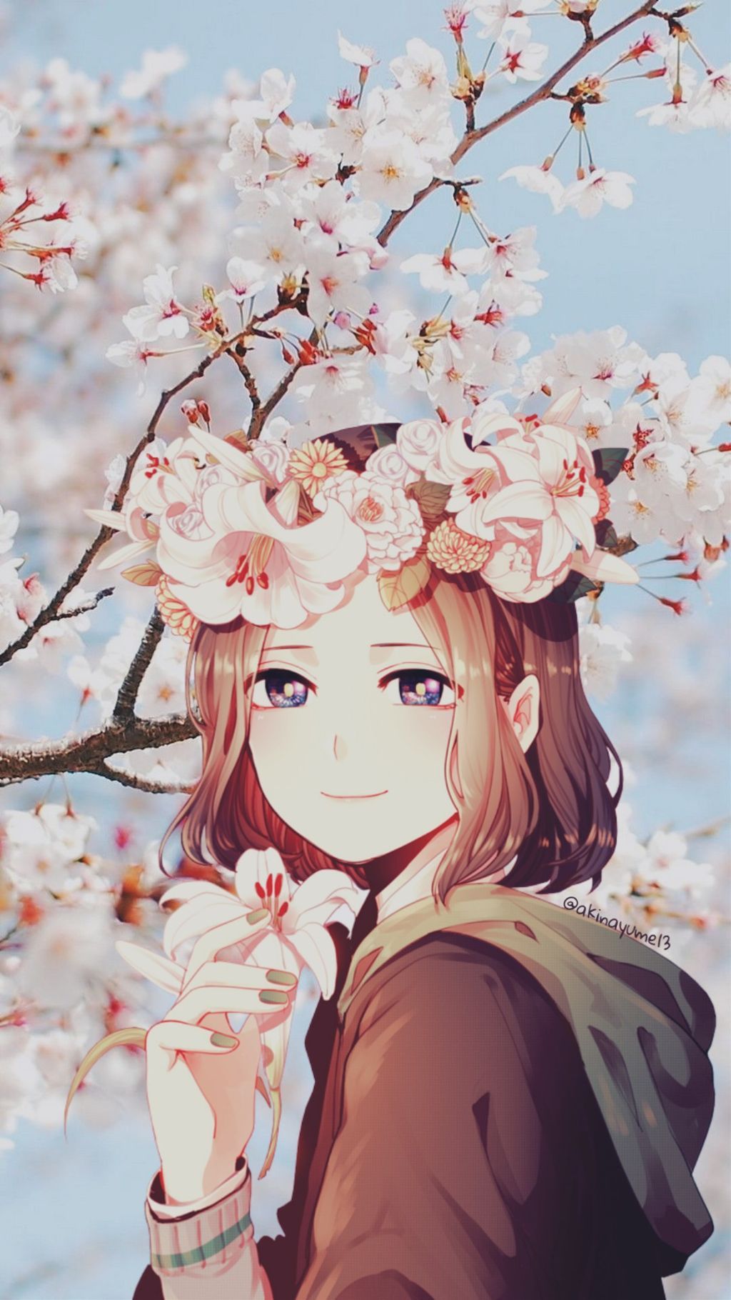 Anime Girl Spring Wallpaper