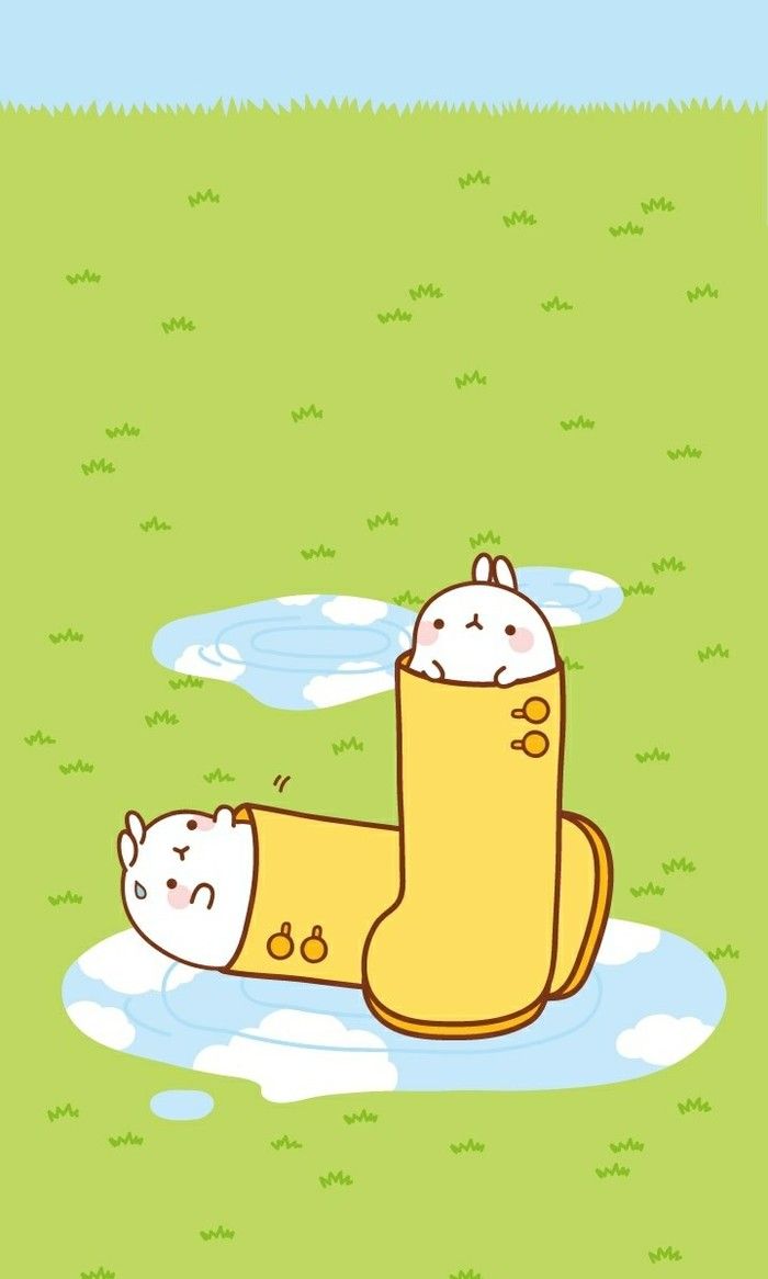 _来自蕥mm的图片分享-堆糖网. Molang wallpaper, Molang, Kawaii wallpaper