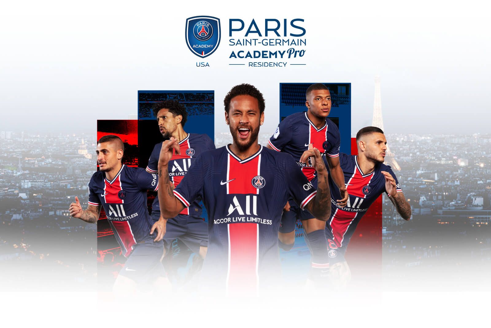 New Wallpaper And Zoom Background Just Released!. Paris Saint Germain Academy USA