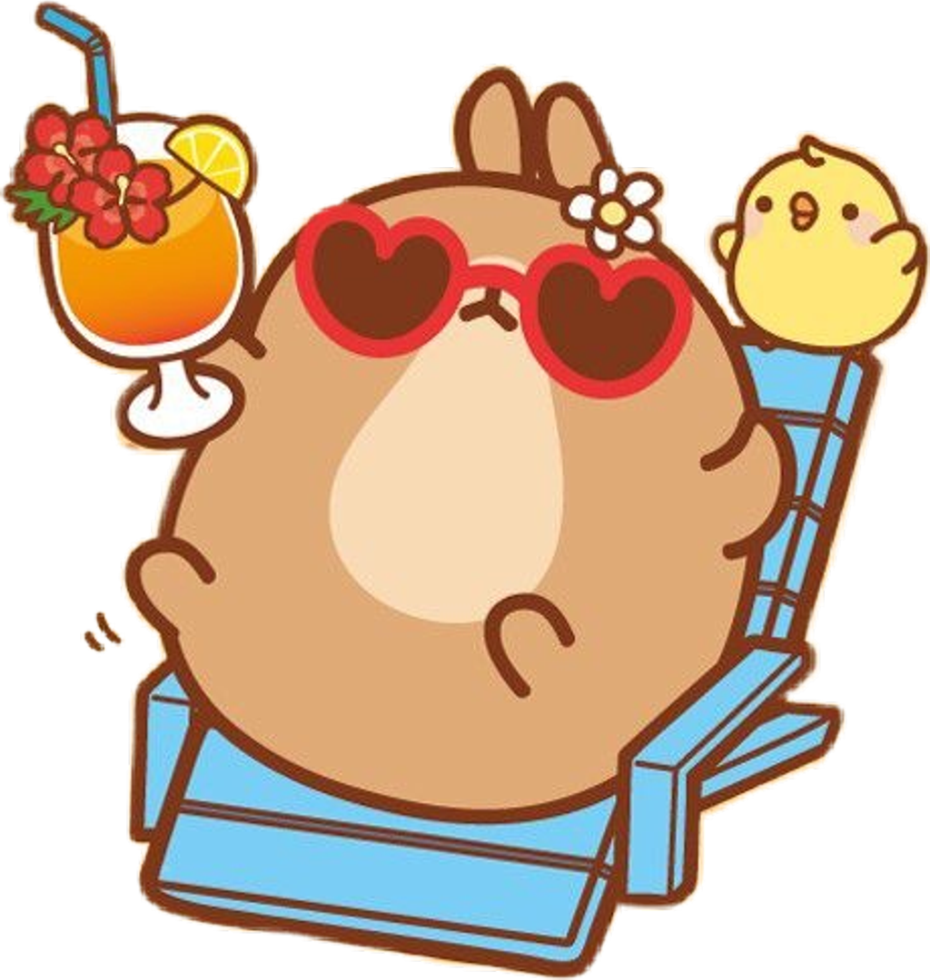 Molang Sticker Clipart Size Clipart