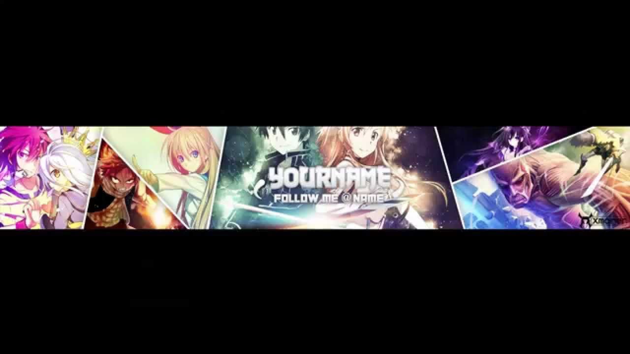 youtube banner anime
