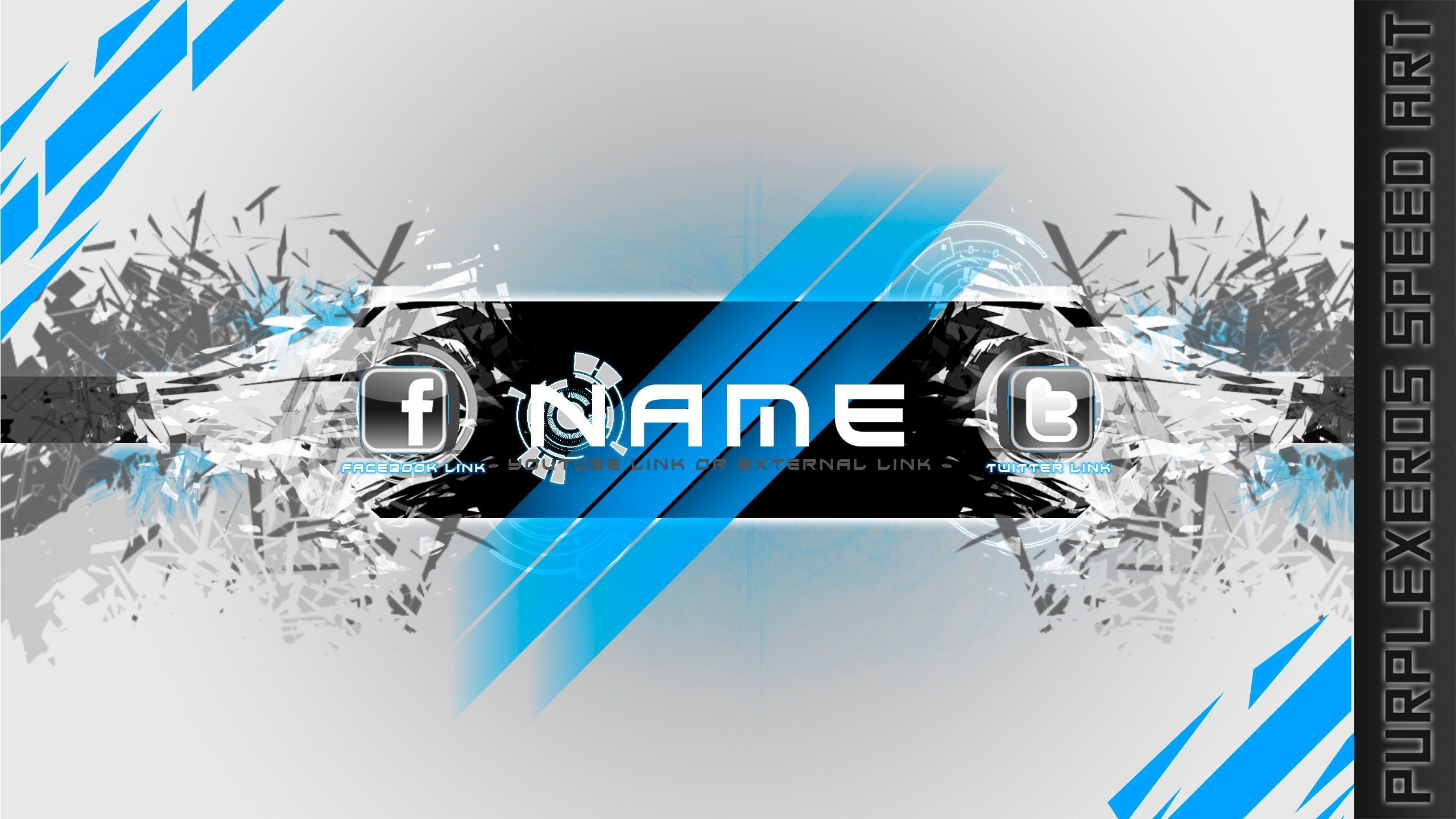 Free To Use Channel Art Shatter. Channel Art, Youtube Channel Art, Gaming Wallpaper