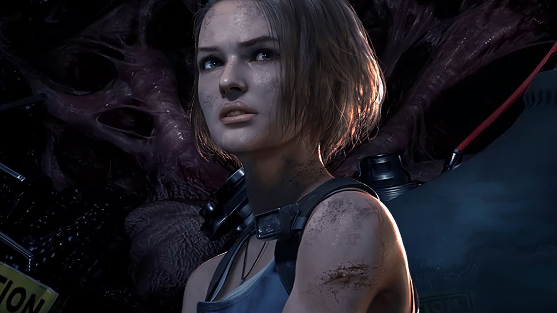 1920x1080px. free download. HD wallpaper: Jill Valentine, Nemesis, Resident Evil, Resident evil 3, Reside. Resident evil 3 remake, Resident evil, Jill valentine