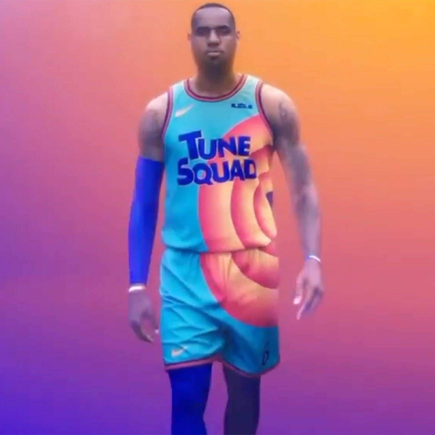 LeBron James Shares First Look at New Space Jam Uniform