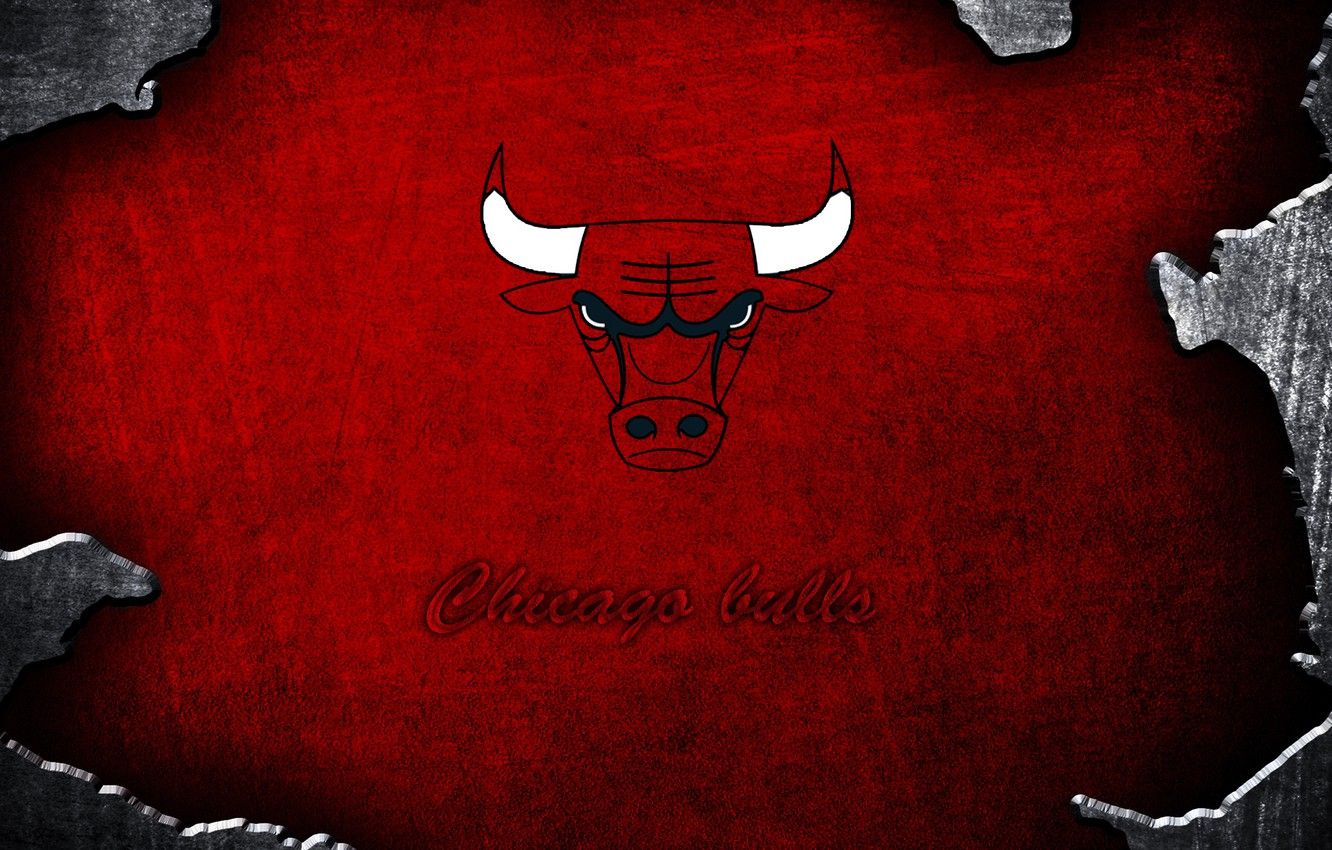 Wallpaper red, bull, chicago bulls image for desktop, section минимализм