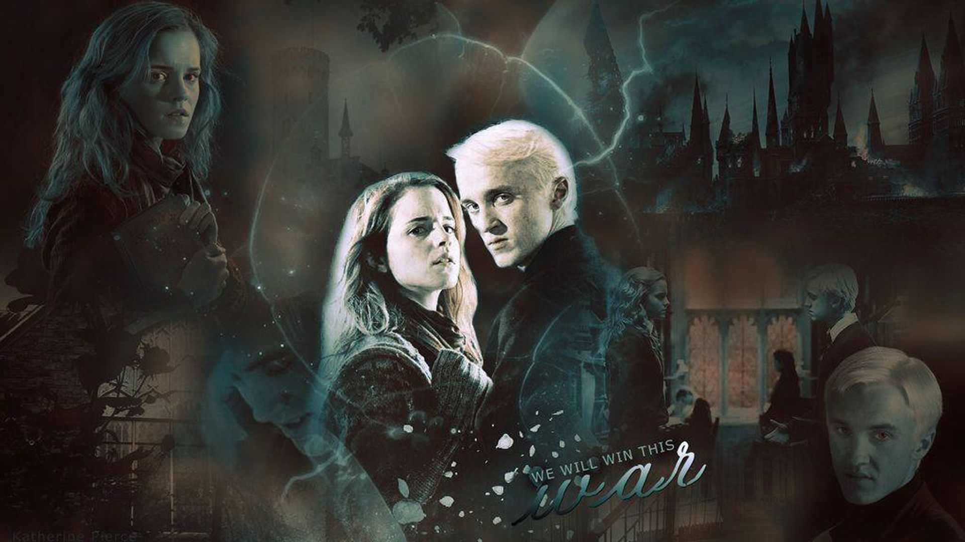 Draco Malfoy With Hermione Granger HD Draco Malfoy Wallpaper