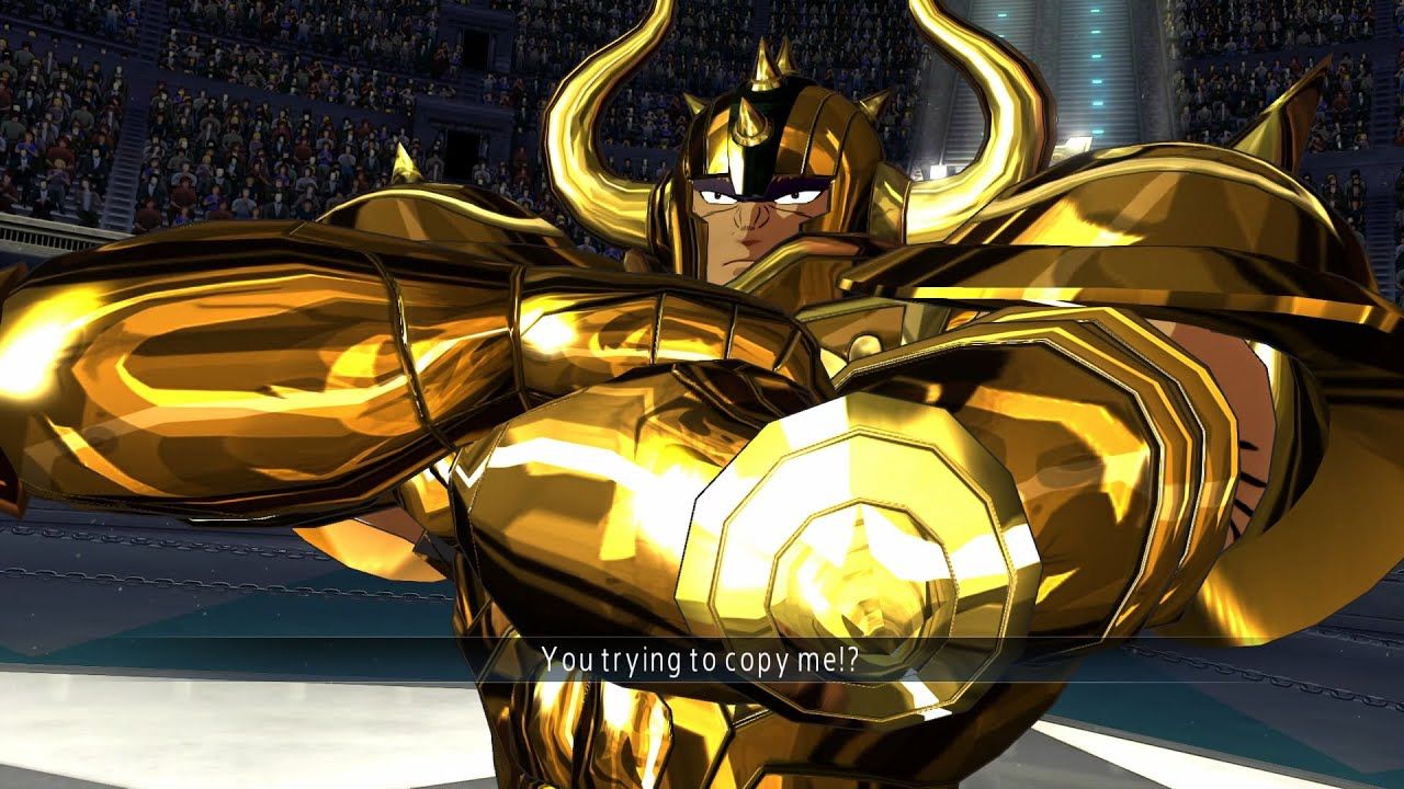 Saint Seiya Soldier's Soul: Taurus Aldebaran Gold Cloth Moveset Gameplay [PS4] (English)