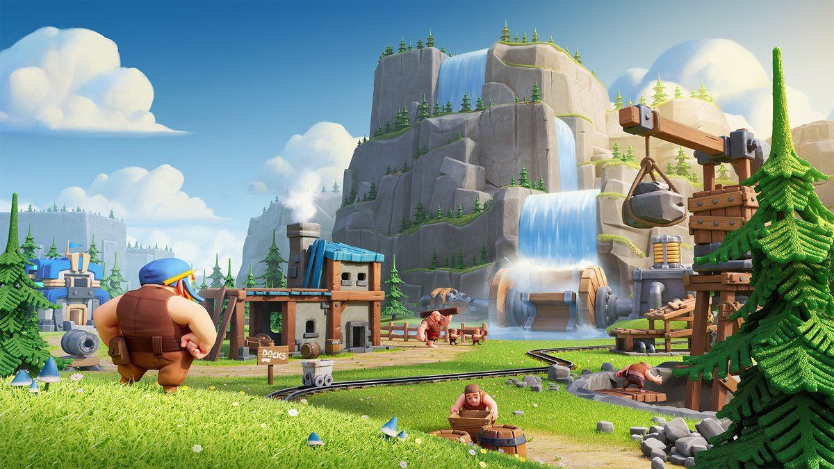 Clash of Clans do you like the new custom Village background, Chief?