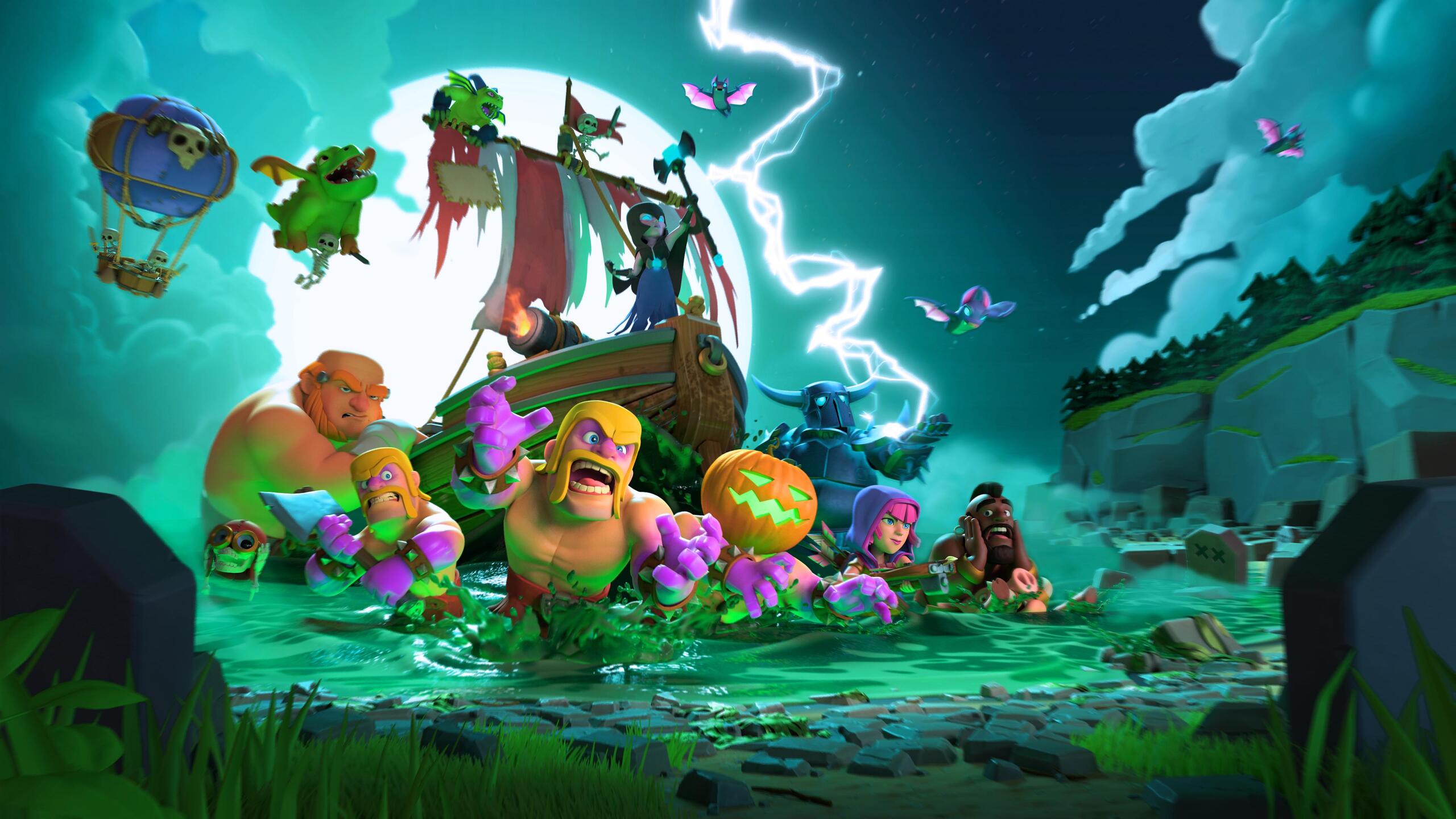 Clash of Clans Wallpaper Free 2560X1440 Clash of Clans Background