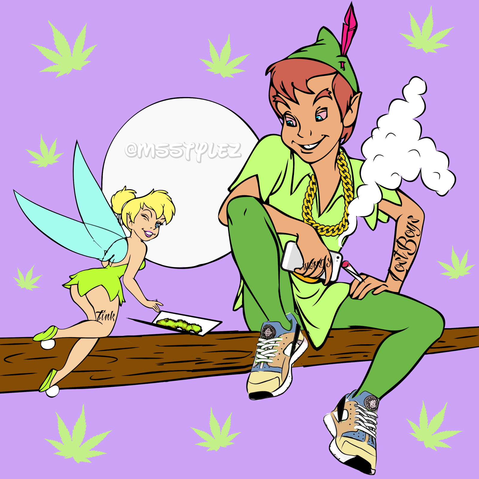 Disney Princess Smoking Weed