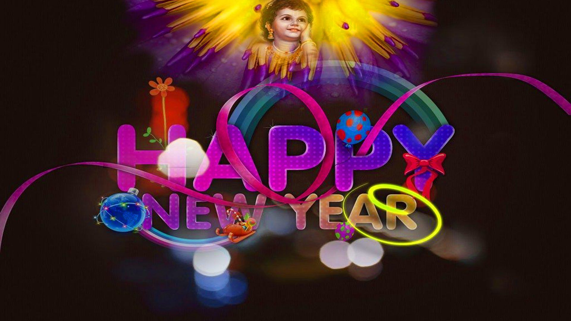 Happy New Year God Wallpaper For Desktop HD Hindu Wallpaper 1920x1200, Wallpaper13.com
