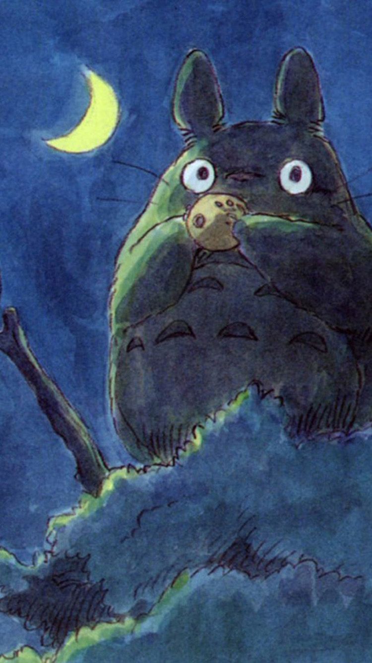 Free download Totoro Hayao Miyazaki iPhone 6 Wallpaper iPhone 6 Background [750x1334] for your Desktop, Mobile & Tablet. Explore Totoro Phone Wallpaper. Totoro Wallpaper, Totoro Wallpaper Hd, Totoro Background