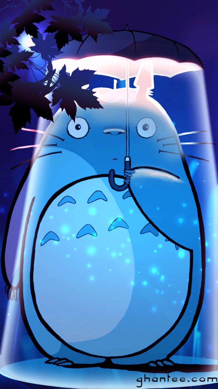 magical totoro wallpaper for android and ios mobiles