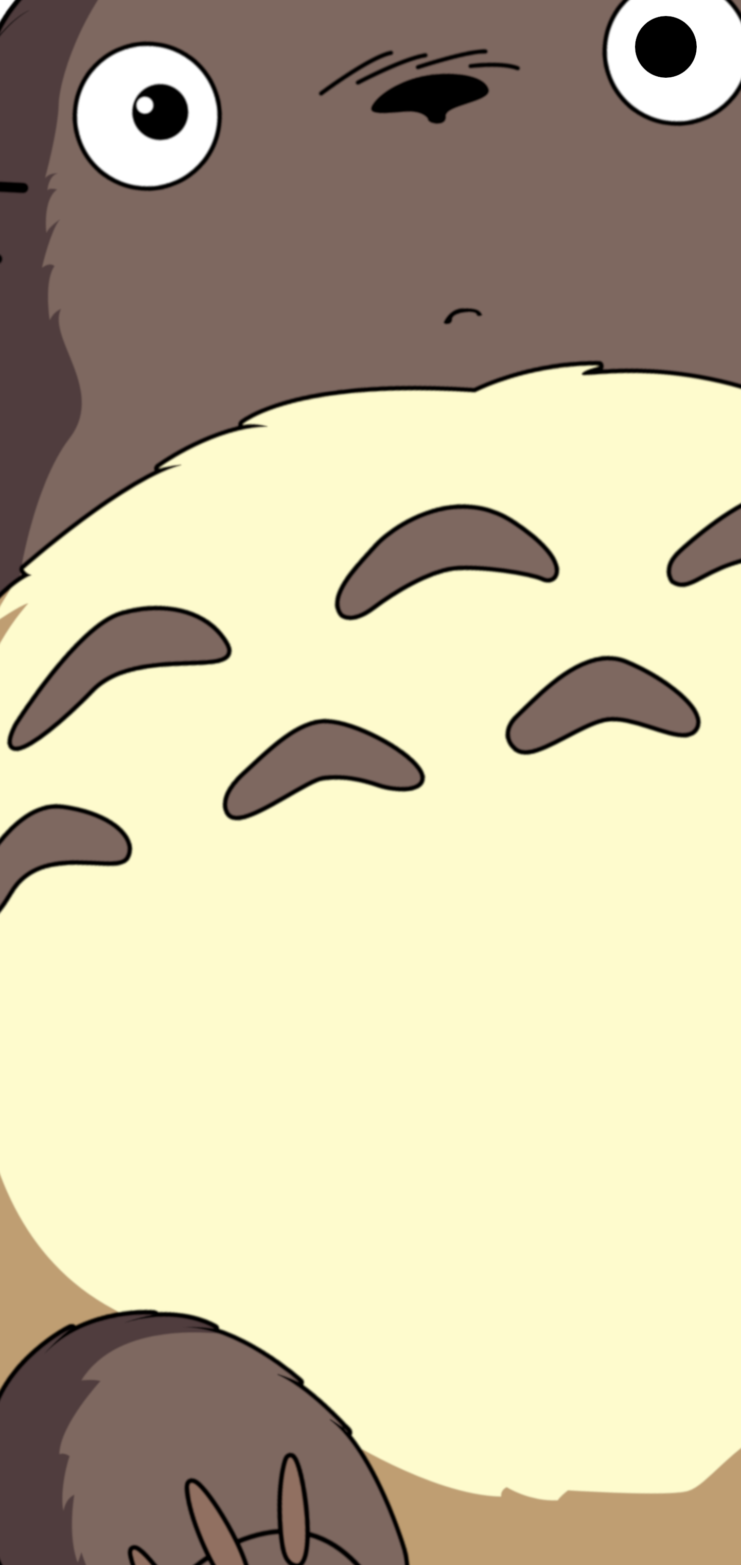 Totoro By Burpingboy Galaxy S10 Hole Punch Wallpaper
