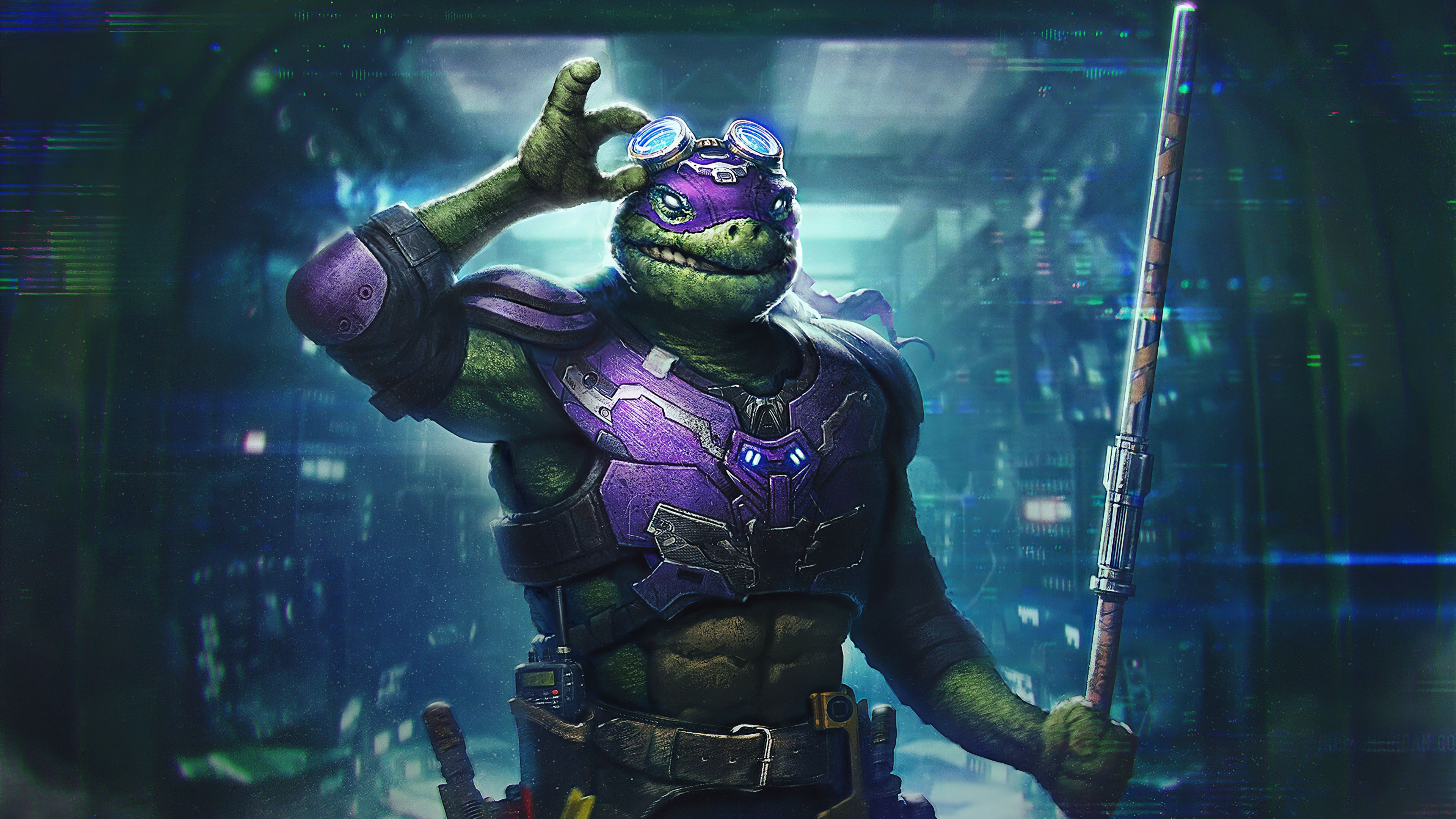 TMNT Donnie 4k, HD Superheroes, 4k Wallpaper, Image, Background, Photo and Picture
