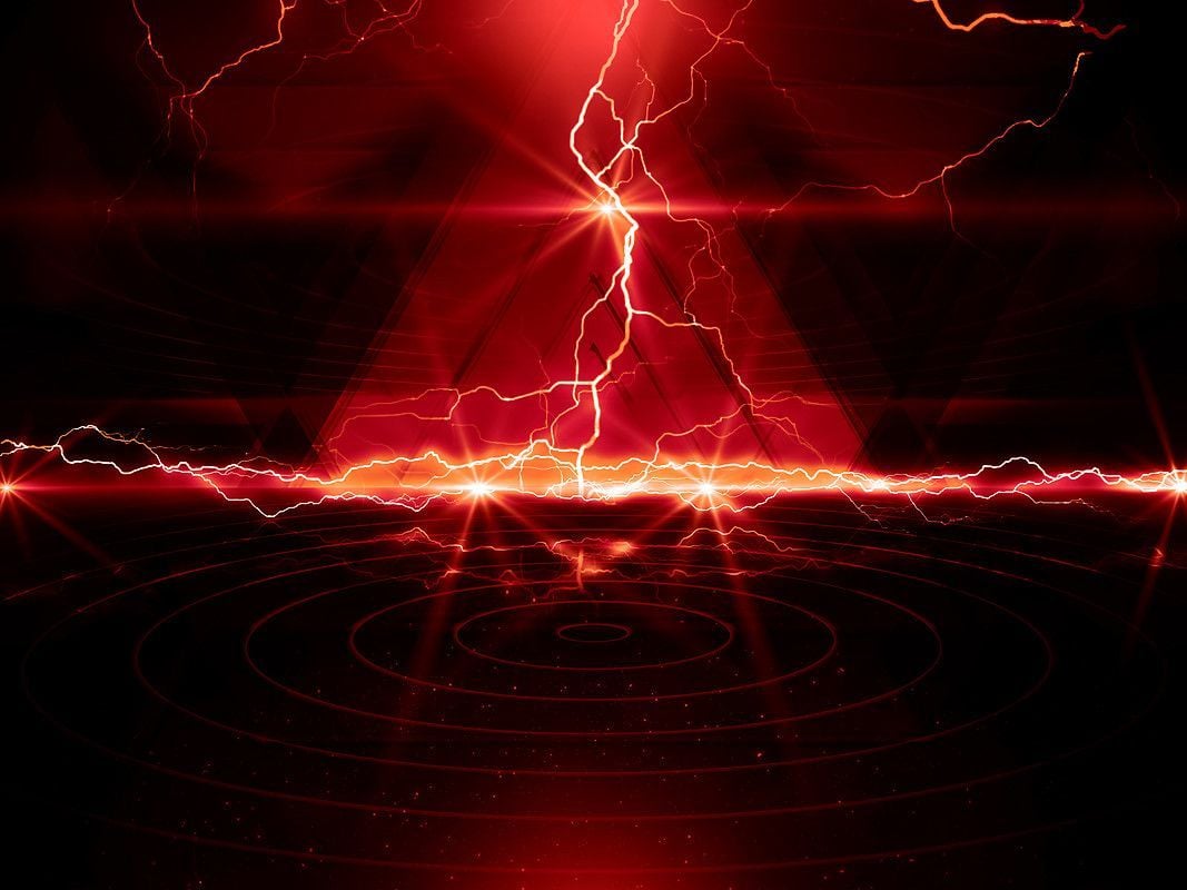 Red Electricity Wallpaper Free Red Electricity Background