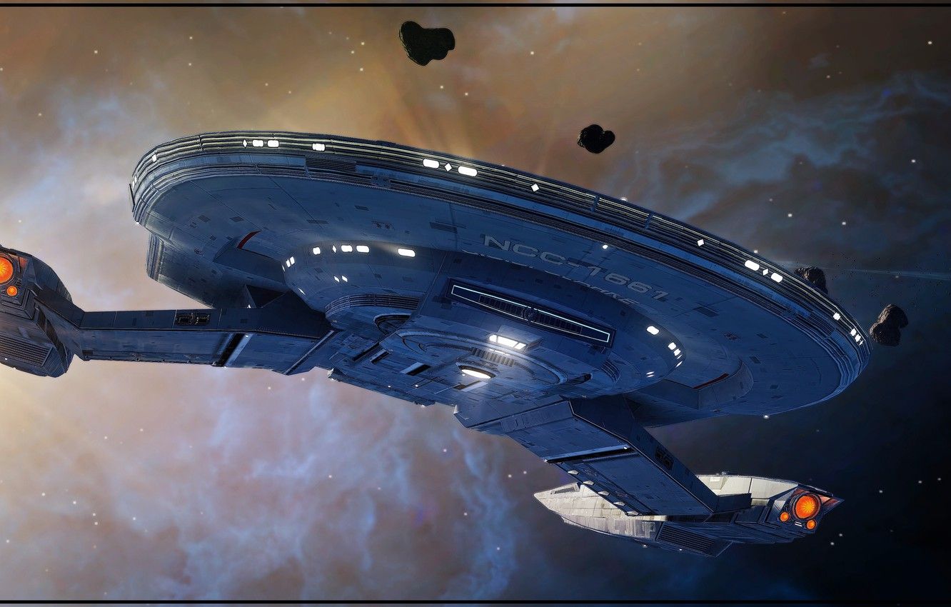Photo Wallpaper Ship, Space, Star Trek, Spaceship, HD Wallpaper