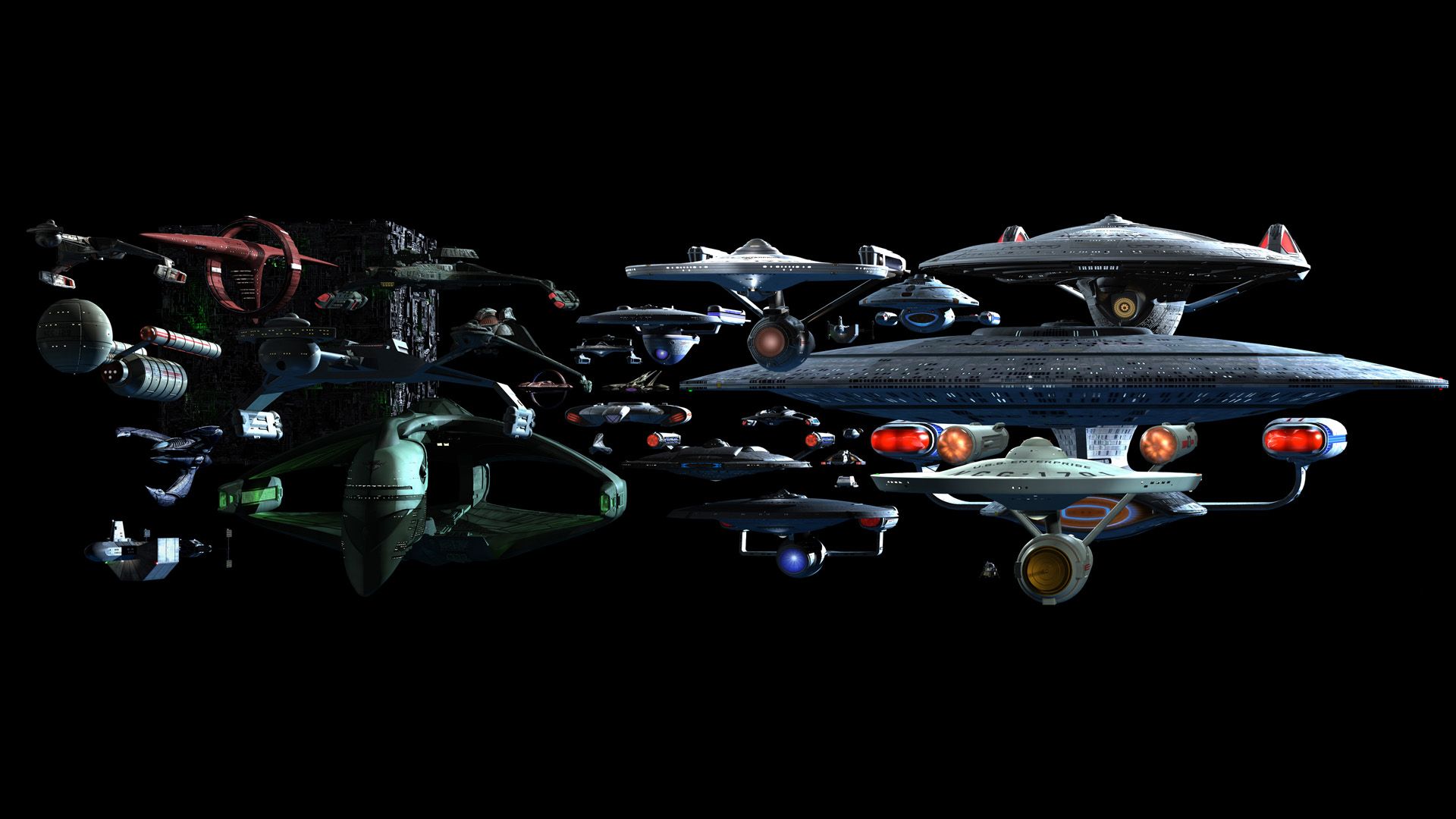 Star Trek Spaceships HD Wallpaperx1080