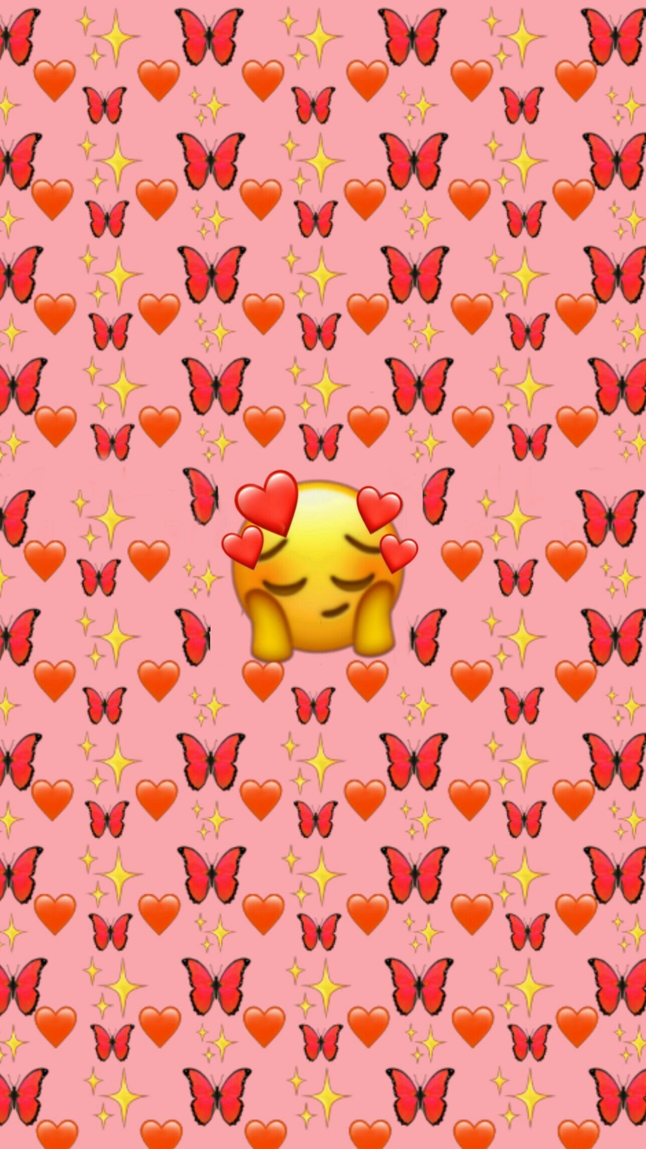 Red Emoji background. Emoji background, Emoji wallpaper iphone, Cute emoji wallpaper