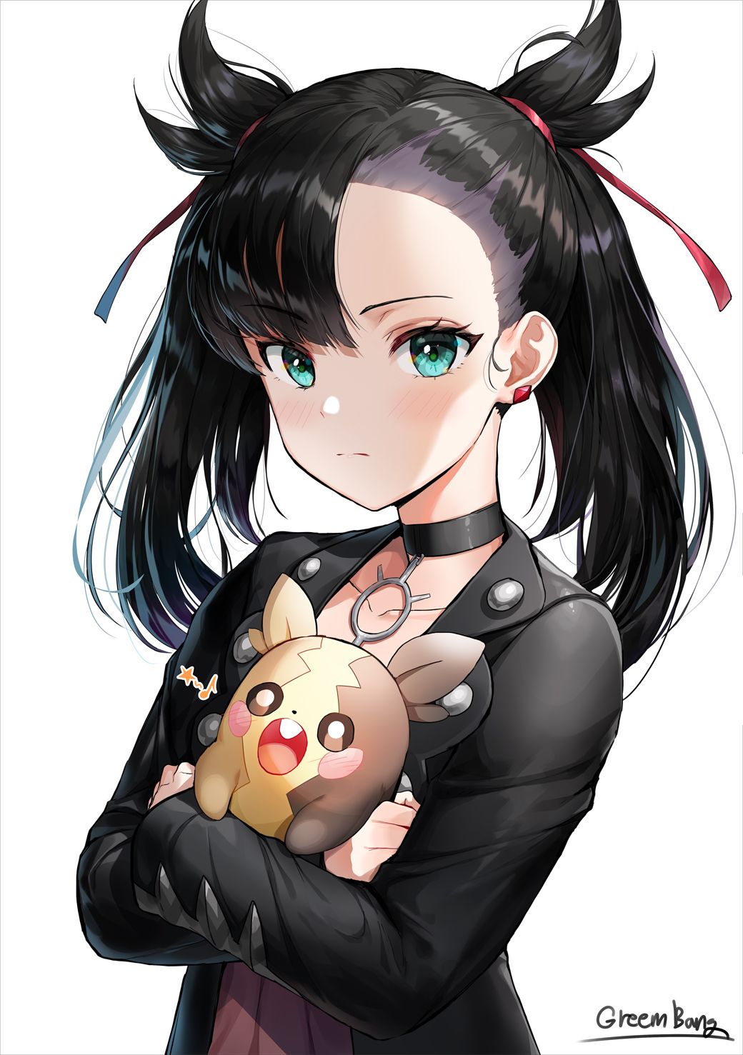 Anime Anime Girls Digital Art Artwork 2D Portrait Display Vertical Pokemon Marnie Wallpaper:1040x1477