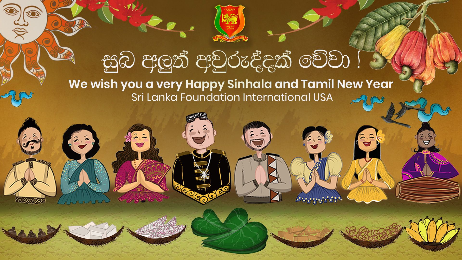 Sinhala Tamil New Year Greetings!! Lanka Foundation