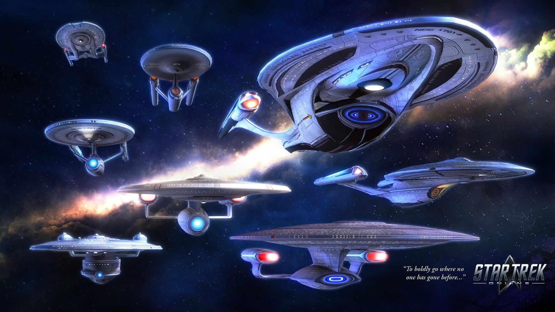 Star Trek Ships Wallpaper background picture