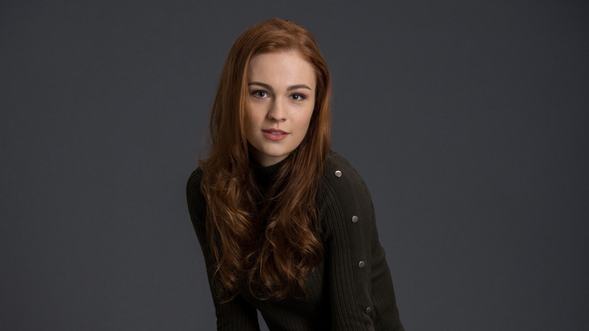 Desktop wallpaper sophie skelton, actress, red head, HD image, picture, background, 0a419f