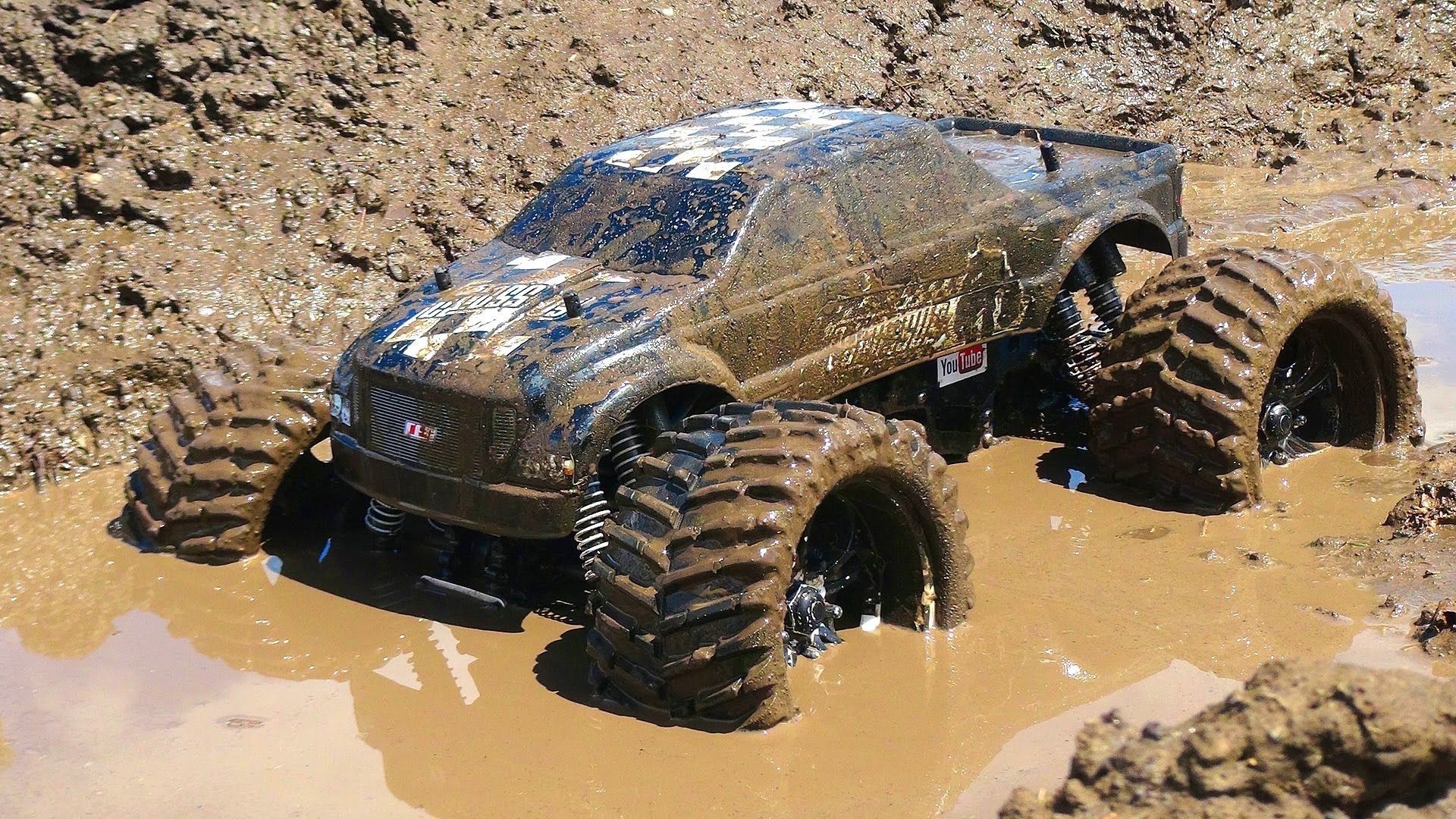 RC ADVENTURES Monster Truck & Smoke Show Milk & a Slice of Mud. Monster trucks, Trucks, Monster