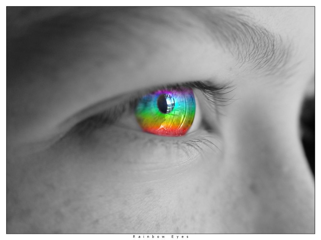 Rainbow Eye Wallpaper