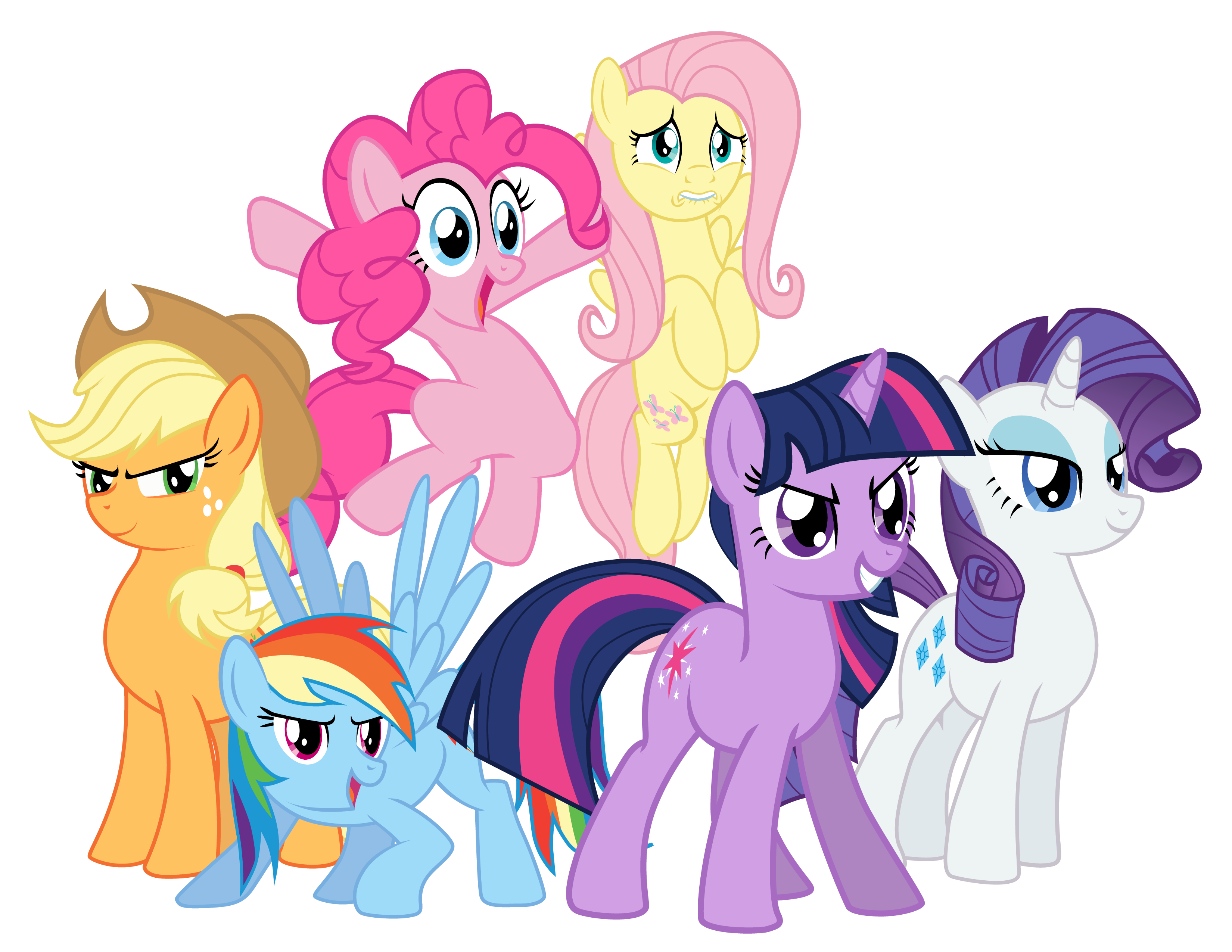 MLP Mane Six Wallpaper