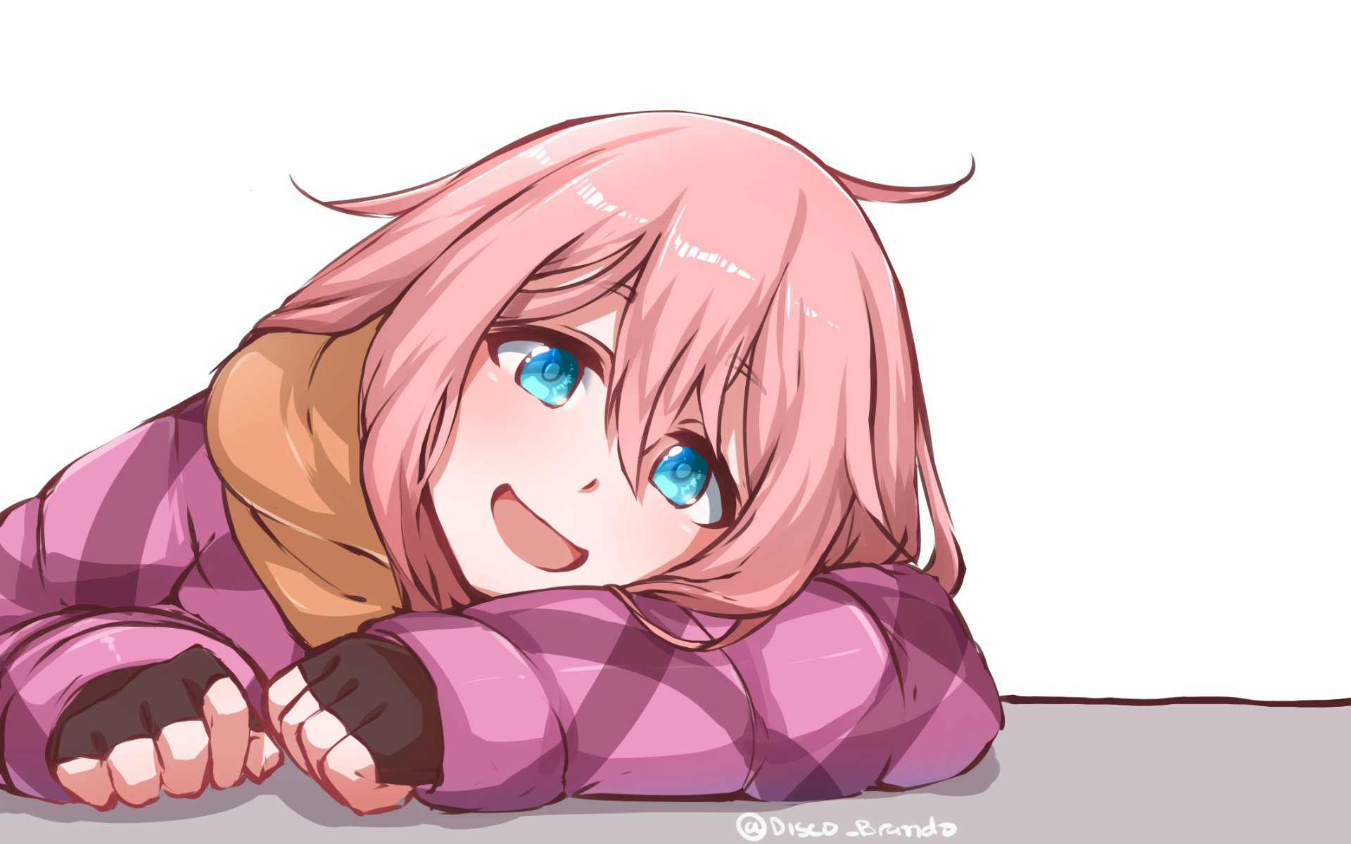 Wallpaper, Nadeshiko Kagamihara, Yuru Camp, anime 1920x1200