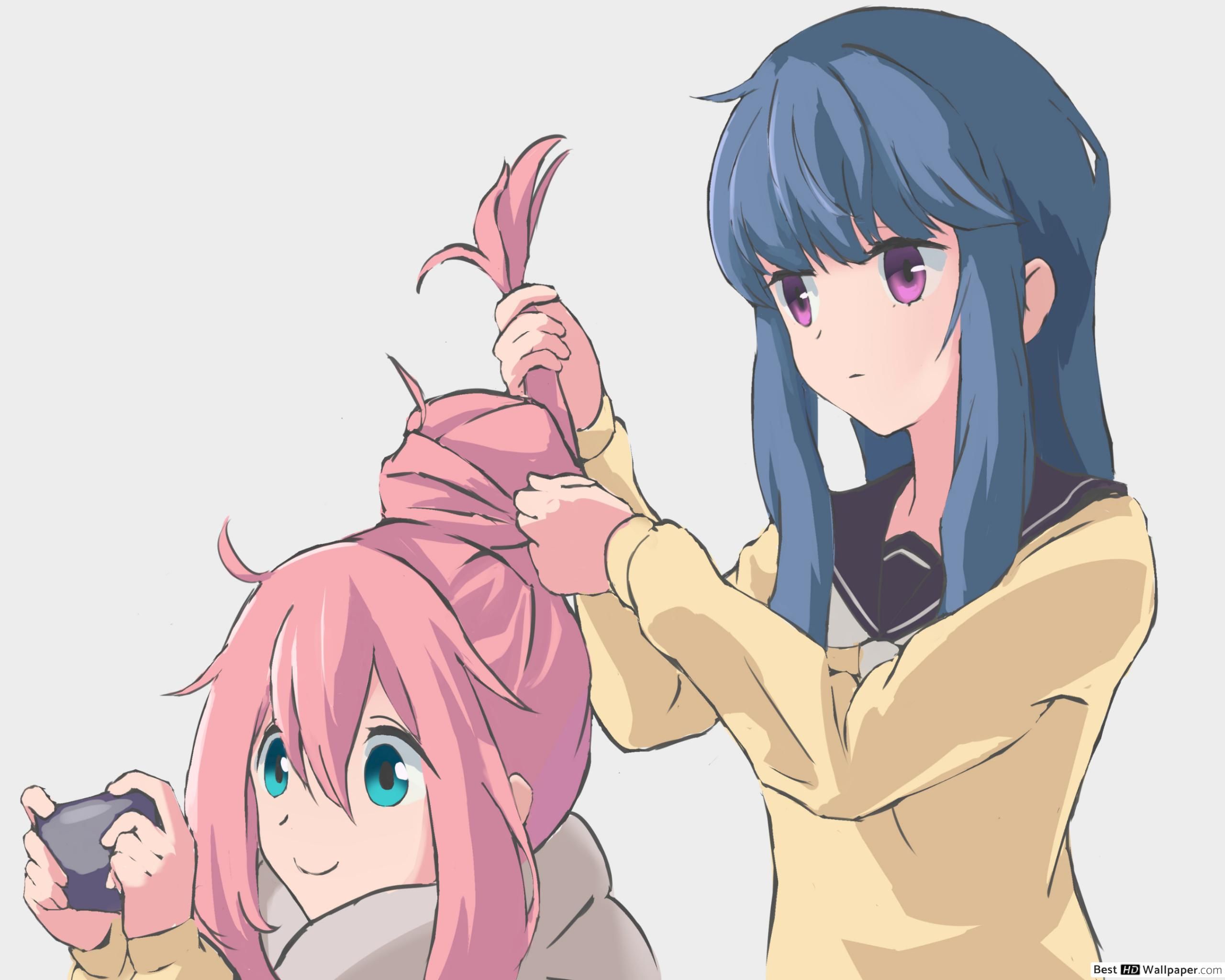 Nadeshiko Kagamihara of Yuru Camp HD wallpaper download