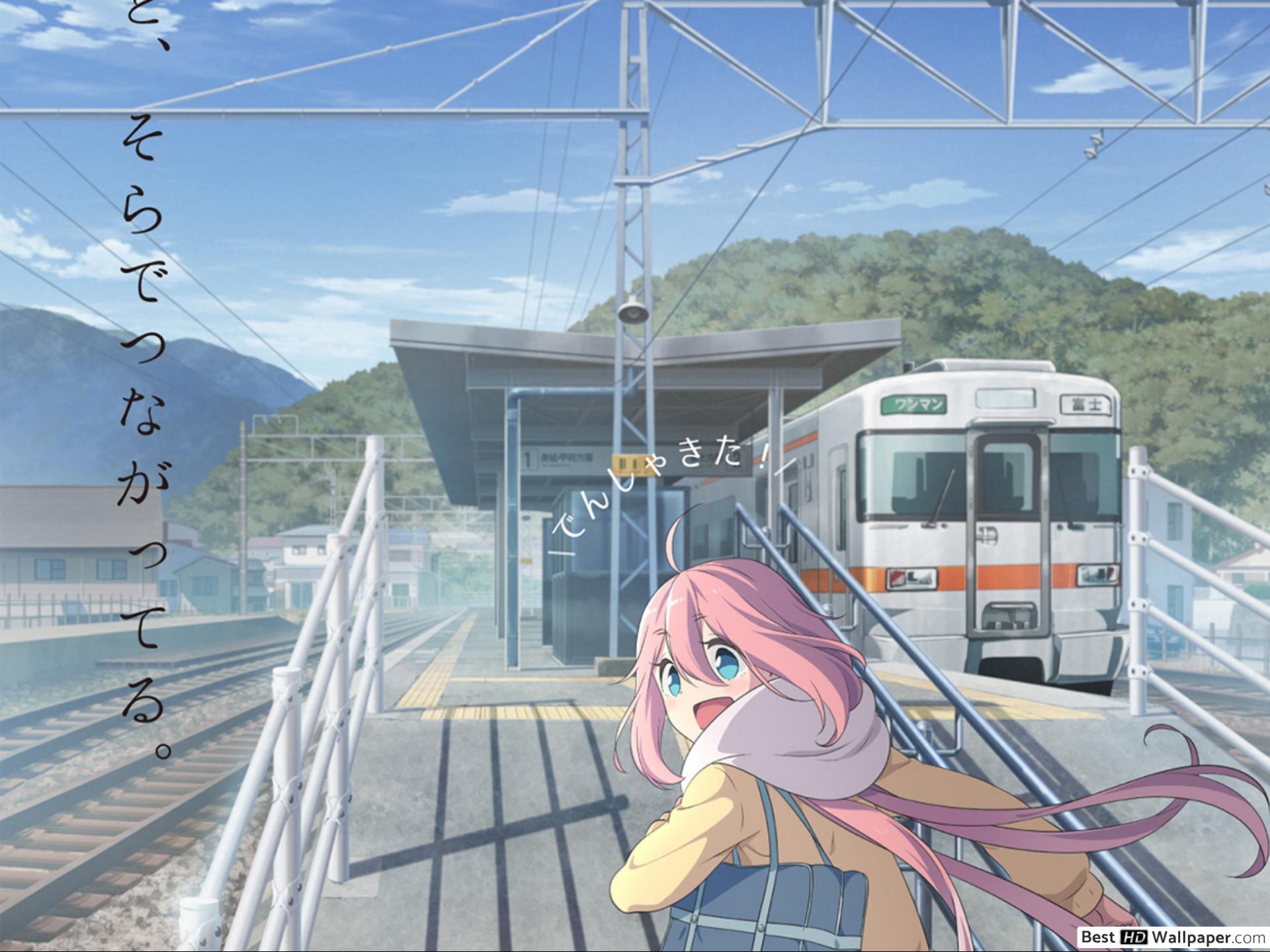 Yuru Camp, Nadeshiko Kagamihara HD wallpaper download