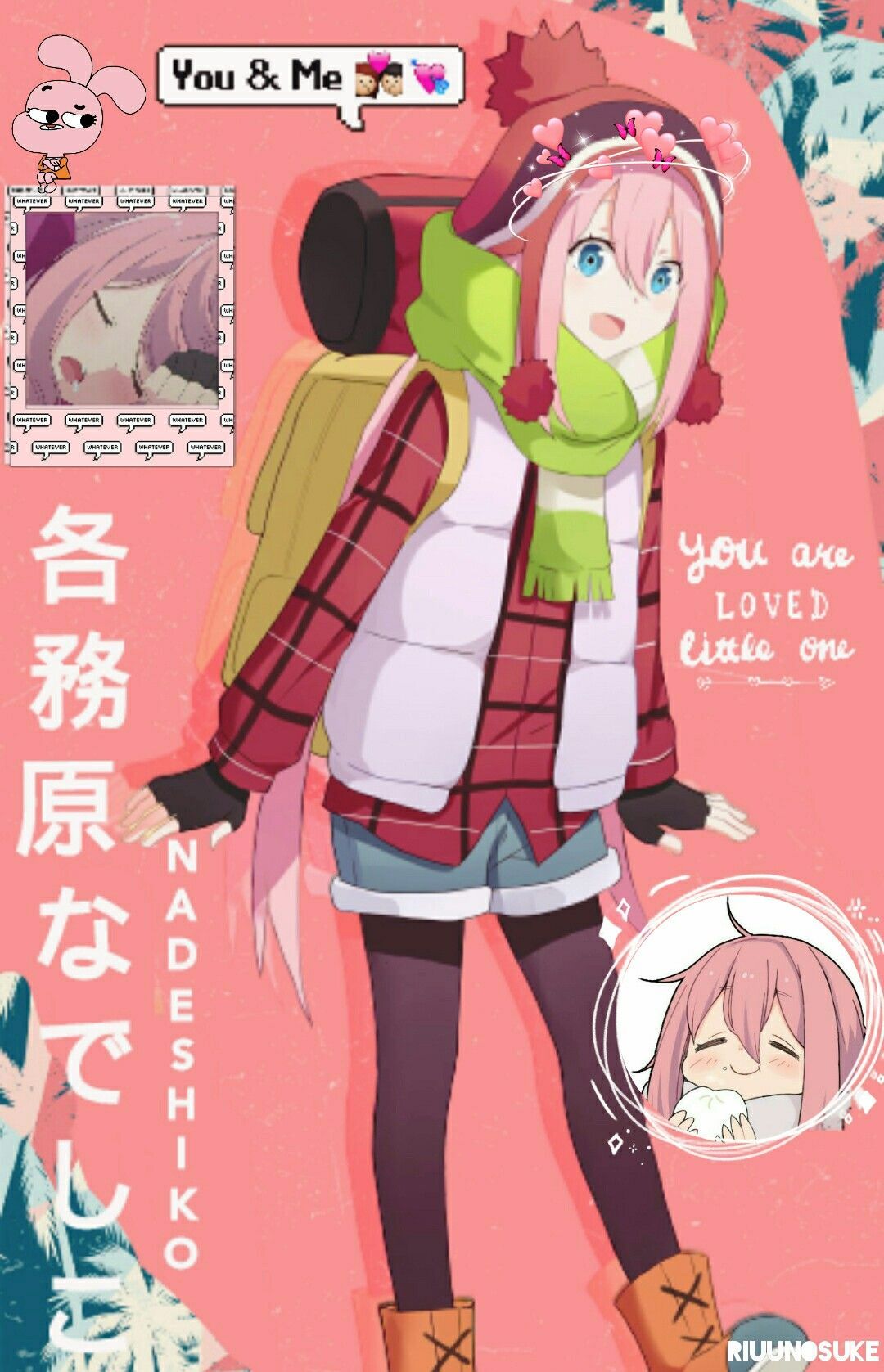 Yuru camp nadeshiko kagamihara wallpaper