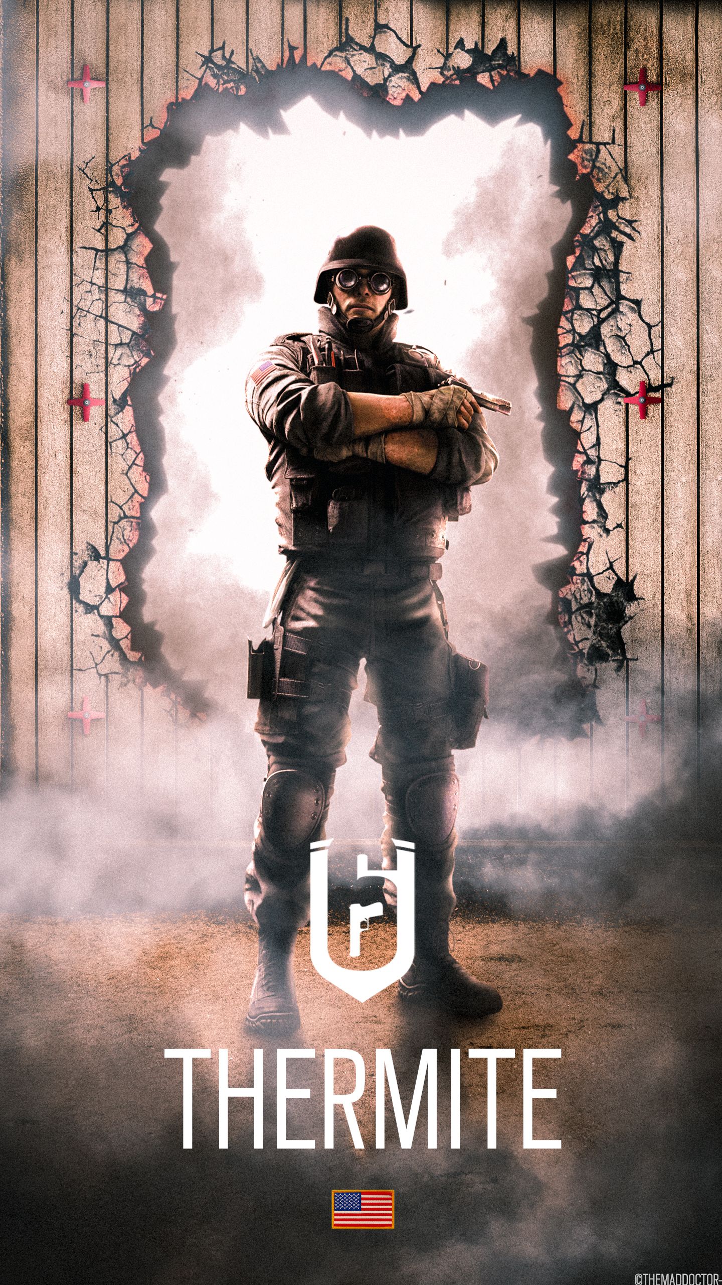 A Thermite's really big fuc**** wallpaper coming right up!