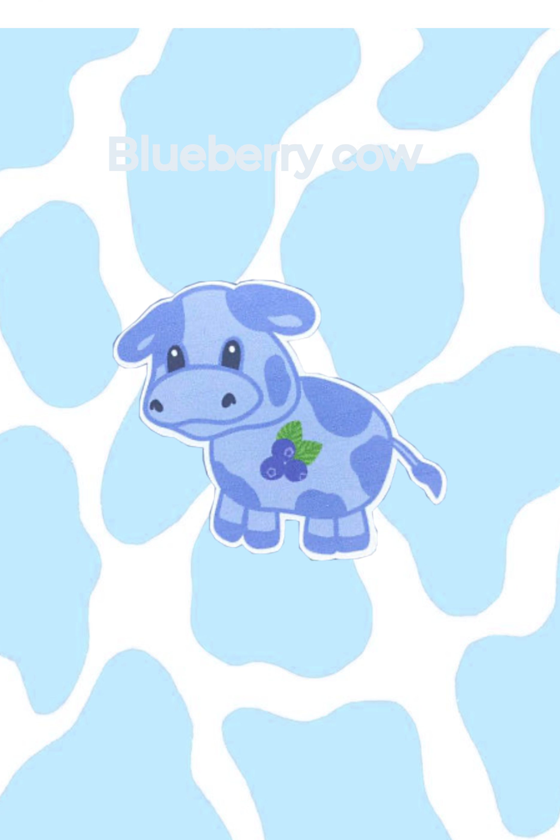 iI made another cow and it call blueberry cow. Cow wallpaper, Cow drawing, Cartoon cow