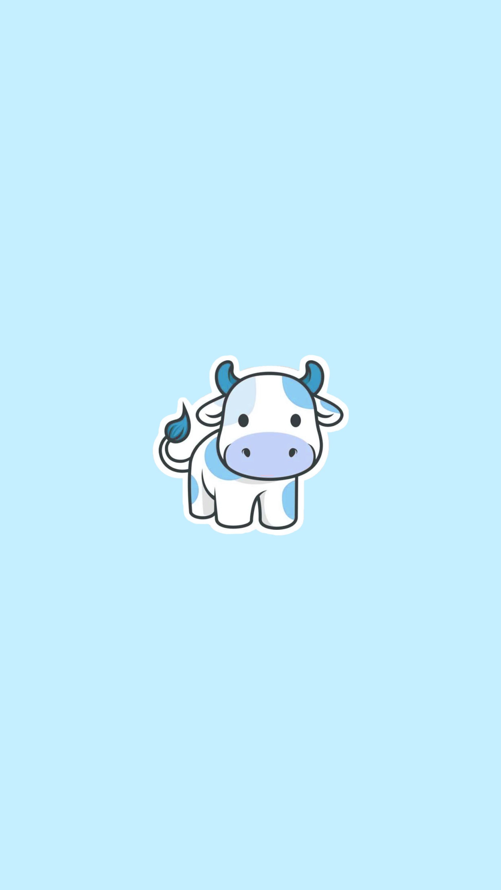 blueberry cow background Image