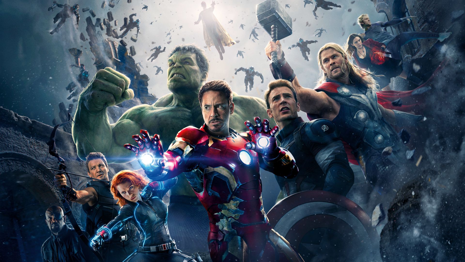 Avengers: Age of Ultron, Marvel, Marvel Cinematic Universe, Superhero HD Wallpaper & Background • 22843 • Wallur