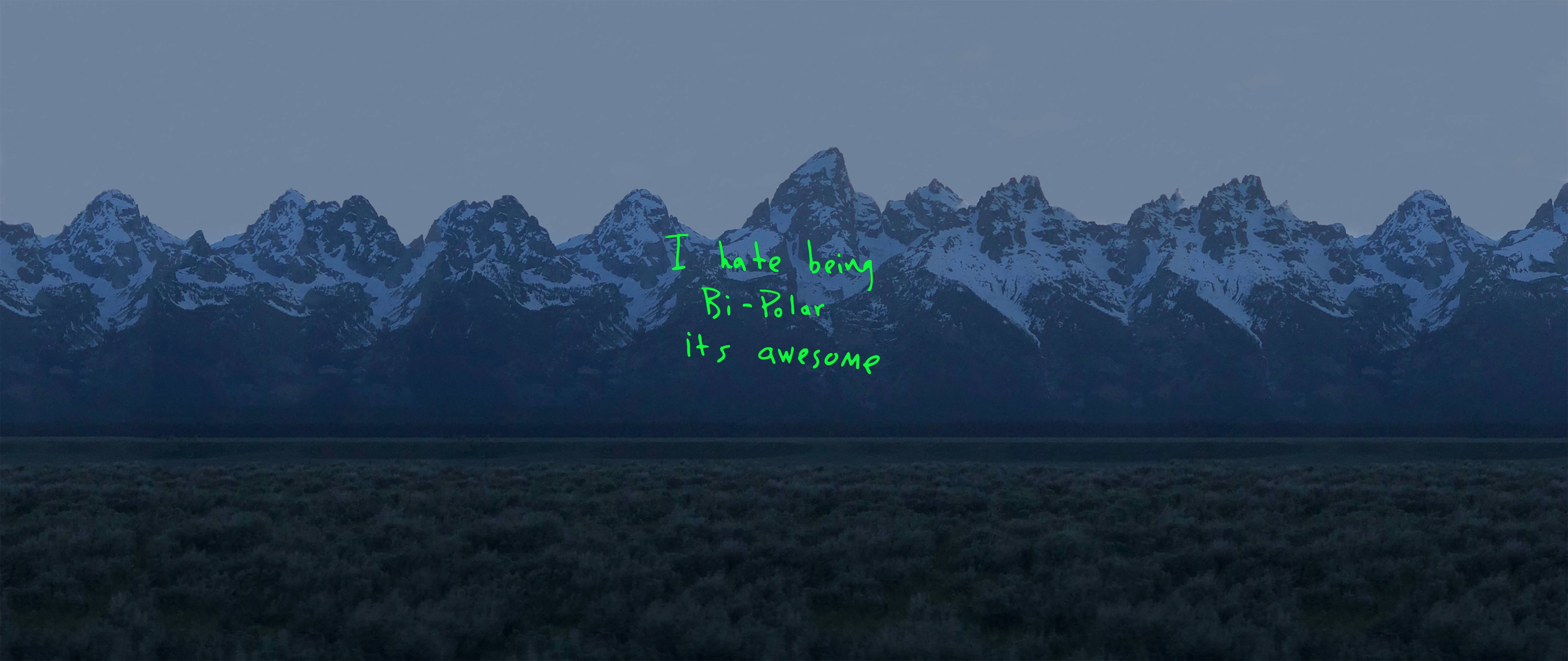 Made a 2560x1080 wallpaper of the ye album cover, enjoy