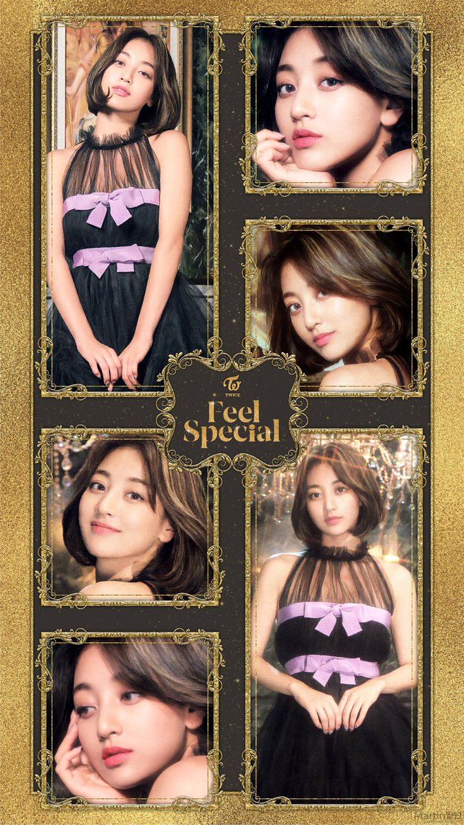 Martin말틴 Special! Here's another TWICE Feel Special phone wallpaper featuring Goddess Jihyo for you guys! Hope you guys like it and Enjoy!
