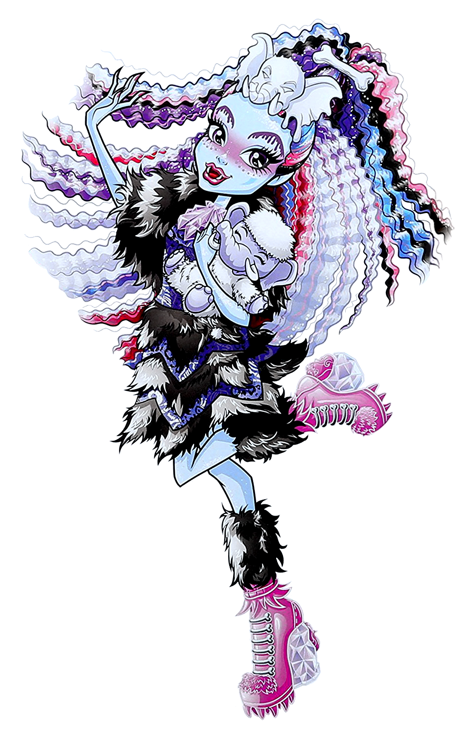Abbey Bominable. Deluxe Collector Doll. New Profile art. Monster high characters, Monster high abbey, Monster high art
