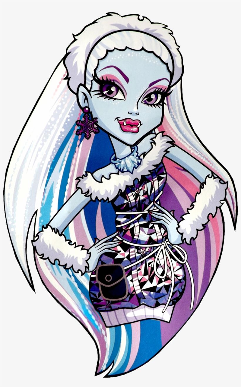 Monster High Shiver With Monster High Abbey Bominable Bominable PNG Download