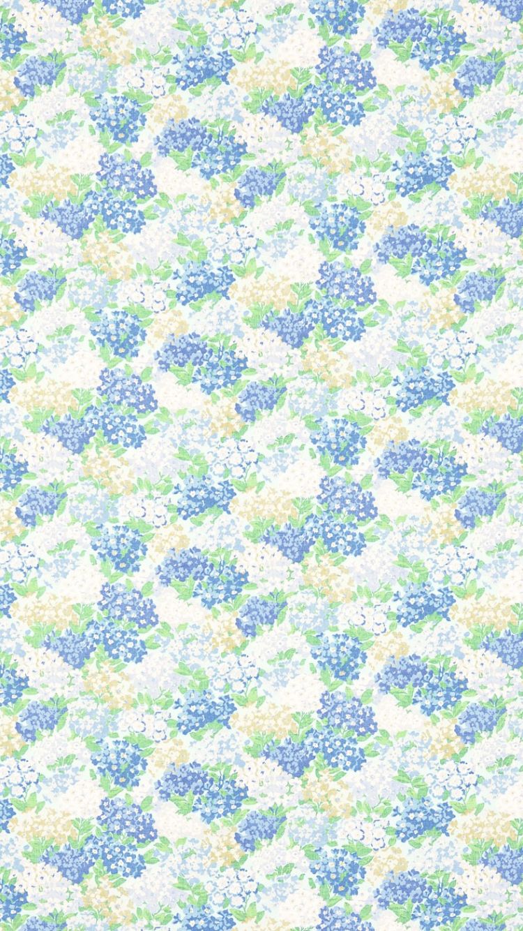 Free download Cottage Garden by Sanderson Sky Periwinkle Wallpapers Direct ...